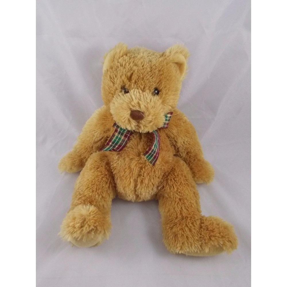 Ty Golden Brown Bear Plush 12 Inch 2002 Stuffed Animal toy